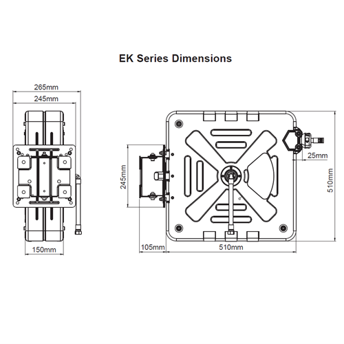 EK 2D Dimension Drawing
